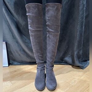 Stuart Weitzman Jocey Suede Over-the-Knee Boots